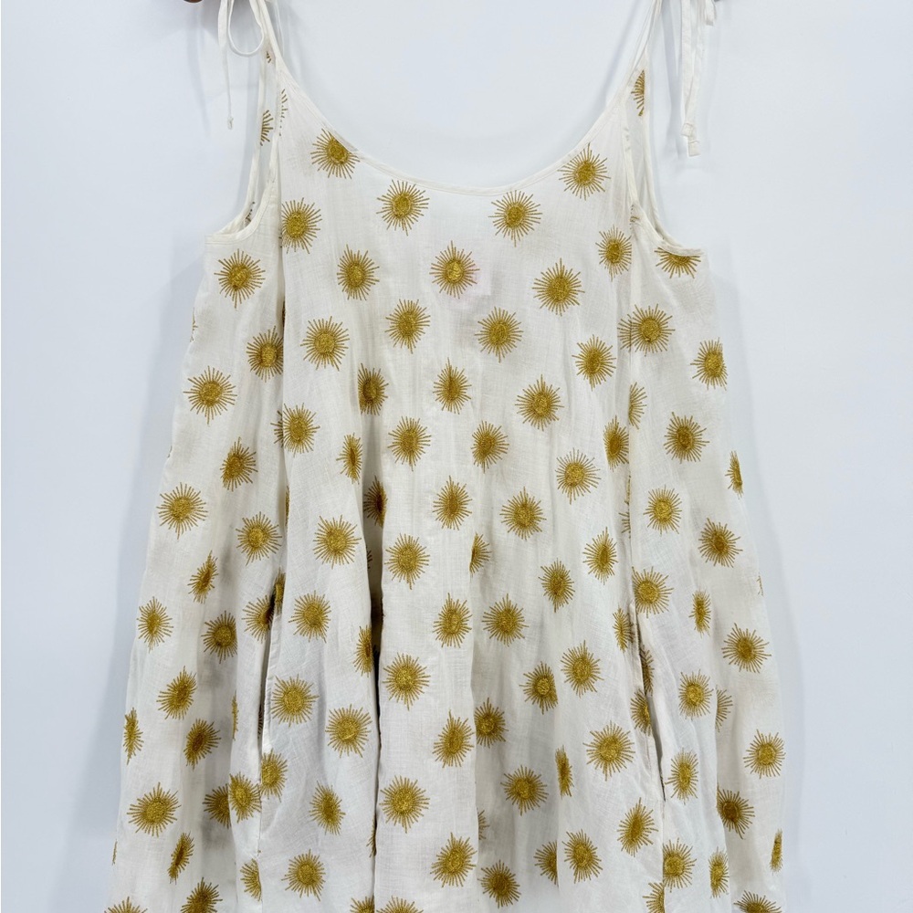 Solid & Striped The Jesse Embroidered Sun Mini Dress Size S - Picture 13 of 15